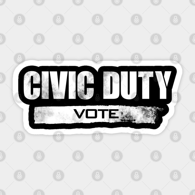 Civic Duty Black ops Sticker by jonah block